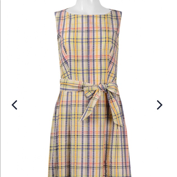 Anne Klein Dresses & Skirts - NWT Anne Klein Seersucker Plaid Fit & Flare Dress